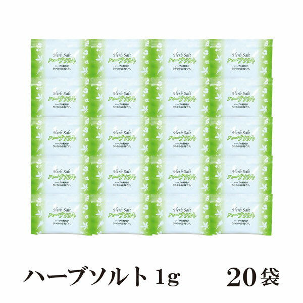 ハーブソルト　1g×20袋 メール便 送料無料 小袋 使いきり 調味料 塩 ソルト ハーブ スパイス チキングリル ポトフ 卵料理 お弁当 イベント 肉料理 野菜料理 魚料理 小分け テイクアウト こわけや