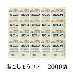 【宅配便で送料無料】【小袋塩】塩こしょう1g×2000袋