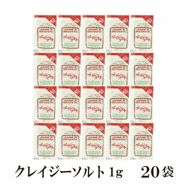 クレイジーソルトミニパック　1g×20袋 メール便 送料無料 小袋 使い切り 塩 ソルト 調味料 ハーブ スパイス スープ トマト煮込み 卵料理 野菜炒め パスタ 魚介料理 肉料理 イベント BBQ 小分け こわけや