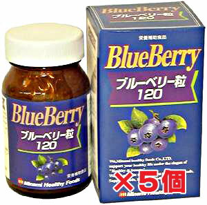 【5個セット】ブルーベリーエキス120 180粒×5個　ホワートルベリー（ビルベリー）使用 【RCP】