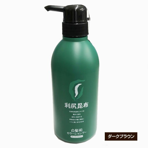 利尻カラーシャンプー 500mL（ダークブラウン）