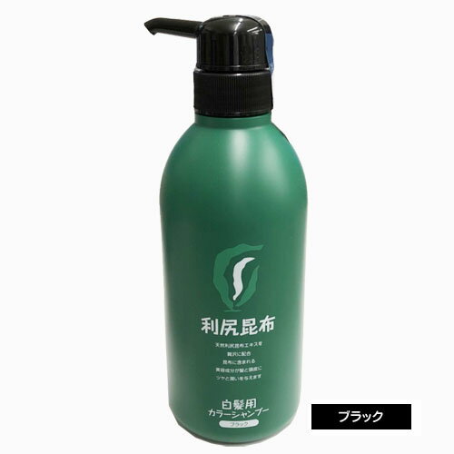 利尻カラーシャンプー 500mL ブラック 