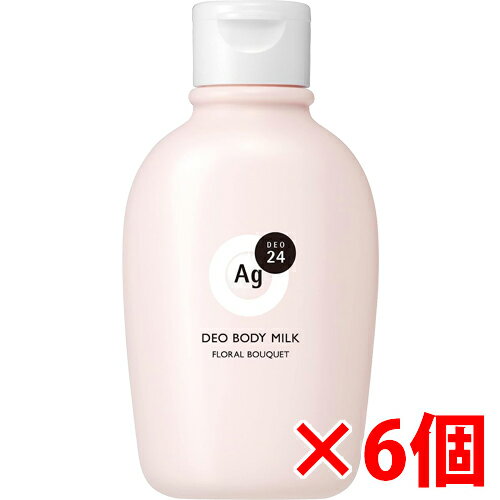 【6個セット】エージーデオ24デオドラントボディミルク×6個（フローラルブーケ）大人っぽく華やかな香り（医薬部外品）180mL