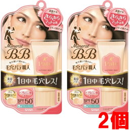 【2個】【ゆうメール発送・送料無料】サナ　毛穴パテ職人　ミネラルBBクリーム　NM 30g×2個