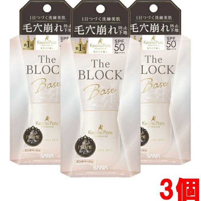 【3個】【メール便発送・送料無料】サナ 毛穴パテ職人 毛穴崩れブロック下地 25ml×3個