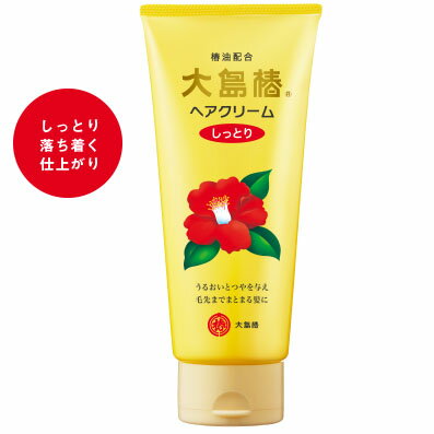 大島椿 ヘアクリーム しっとり 160g ～しっとり落ち着く仕上がり～