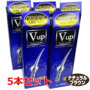 【Nブラウン】【5本セット】細毛・薄毛をボリュームアップ ピノーレ V−up ヘアスプレー ナチュラルブラウン 220g×5本(薄毛隠しスプレー)【...