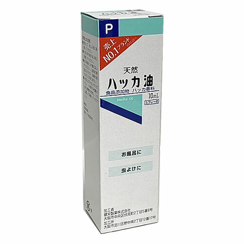 【ゆうメール発送】健栄製薬 ハッカ油スプレー式 10ml