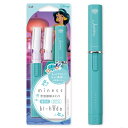 【メール便発送】【水色】(ジャスミン)miness bi-hada ompa L ホルダー替刃2個付 ディズニープリンセス(jasmine)レディース 顔 顔用 産毛処理 フェイスシェーバー眉毛 眉 ムダ毛 カミソリ