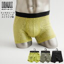 【期間限定SALE■】【クーポン対象】【メール便送料無料】GUNZE BODY WILD メンズ ラッセルレース アンティークストライプ柄 ボクサーパンツ 前と...