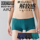 【期間限定SALE■】【クーポン対象】【メール便送料無料】GUNZE BODY WILD AIRZ メンズ エアーズボクサーパンツ ショートタイプ CUT OF...