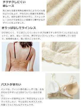 【最大20%OFFクーポン対象】【楽天スーパーSALE期間 特別価格】【メール便送料無料】GUNZE Tuche LACY AIR ブラレット グンゼ トゥシェ レーシーエア ブラトップ ナイトブラ 01-TB3192