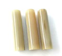 水牛印材・15×60mm。極上白(天然色)。3個(セット)の価格。直径15m/m・長さ60m/m・本オランダ水牛角・多用途材・芯持ち。日本製(小山交易株式会社自社工場製造)。ゆうメール便。