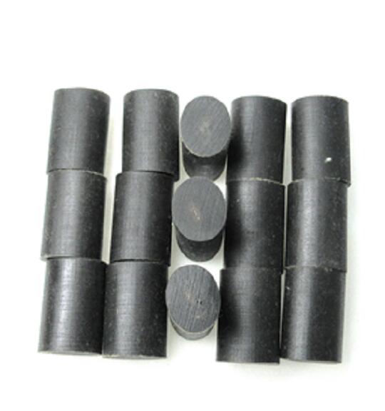 水牛工芸材料、小判型筒24。包丁の柄材。プロ用。直径24×19m/m・長さ35m/m・本水牛。15個((セット）の価格。次の画像は使用例。日本製。ゆうメール便。