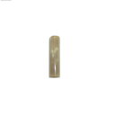 水牛印材・15×60mm。本オランダ水牛角・白(天然色)。芯持ち・長さ60m/m直径15m/m。日本製。ゆうパケット便。