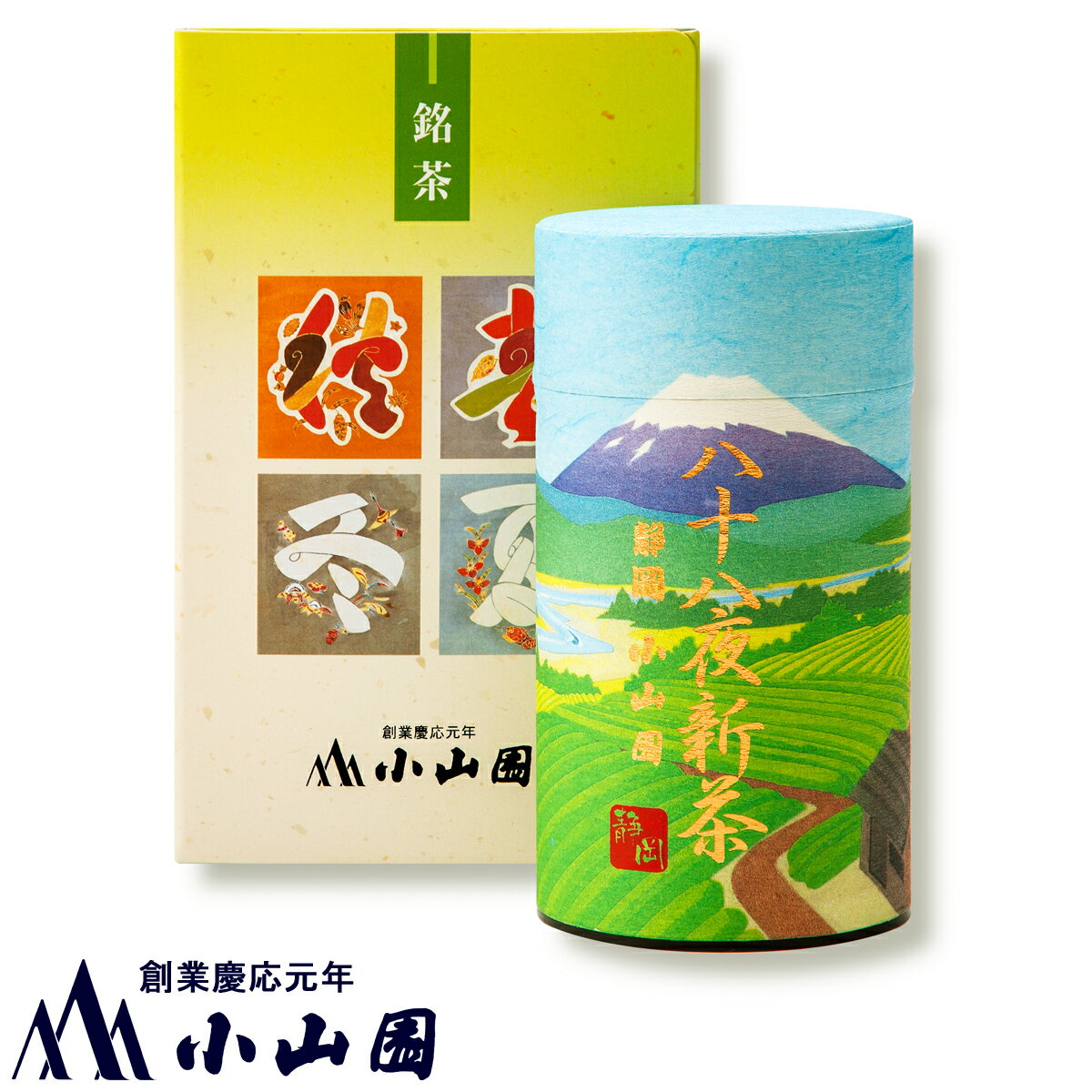 八十八夜新茶「米寿」100g化粧缶入