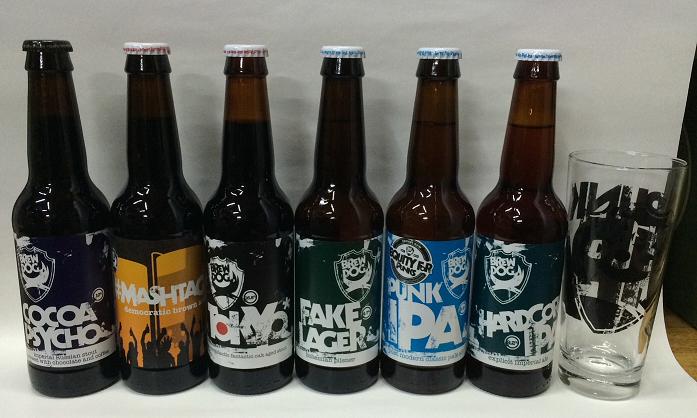 ブリュードッグビール 6種類＋専用グラス付きセット BREWDOG BEER