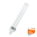 製品仕様 商品名 DULUX S 13W/827 メーカー名 OSRAM(オスラム) スペック ≪メーカー品番≫DULUX S 13W/827 ≪電力≫13.0 W ≪光束≫820 lm ≪演色評価数≫Ra80-89 ≪光色≫3波長形電球色（LUMILUX INTERNA） ≪色温度≫2700 K ≪サイズ≫ガラス管径12.0mm，全長177.0 mm ≪定格ランプ寿命≫8000 h ≪ベース≫GX23 商品説明 ※光洋電機はOSRAM社の日本正規総代理店です。 ※製造メーカーのOSRAMブランドでお届けします。 ※おまとめご注文で送料無料可能です。 　詳細は「お支払・送料」ページをご確認下さい。