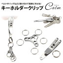 キーホルダー キーリング クリップ ミニクリップ ベルト ステンレス モール 小型 軽量 バッグ(4)