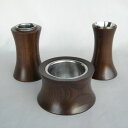 ■家具調三具足(タモ・ダークオーク)花立 3.5寸【国産品】【smtb-TK】