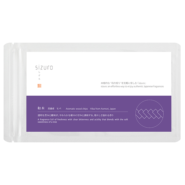 ■電子香炉 【sizuro しずろ】 ｜専用香材 ｜ 青森産　ヒバ ｜ 【日本香堂】