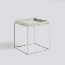 【お取り寄せ】HAY (ヘイ) TRAY TABLE M square サイドテーブル/コーヒーテーブル ワームグレー 北欧家具 【キャンセル/返品不可】