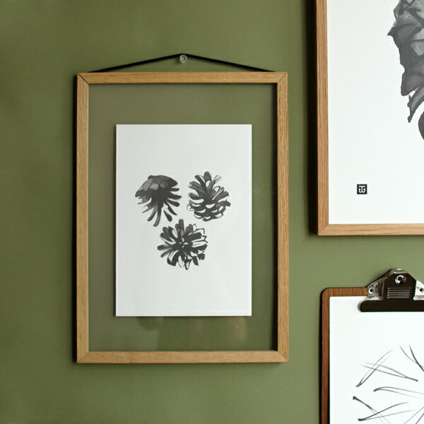 Teemu Jarvi (テーム・ヤルヴィ) ポスター PINE CONES (松ぼっくり) A5 (14.8×21cm) 北欧/インテリア/日本正規代理店品【メール便】