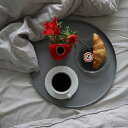 Cooee Design (クーイーデザイン) Tray Circle (トレイ サークル) φ40cm グレー/サンド/ホワイト 北欧/インテリア/お盆/日本正規代理店品