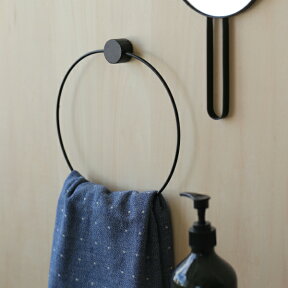 【受注発注】ferm LIVING (ファームリビング) Towel Hanger (タオルハンガー） ブラック 北欧/インテリア/日本正規代理店品