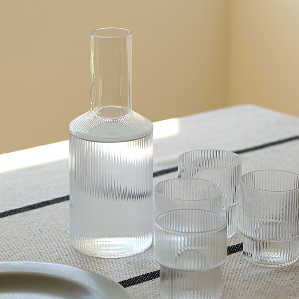 グラス 【国内在庫あり】ferm LIVING (ファームリビング) Ripple Carafe (リップル カラフェ) 北欧/インテリア/日本正規代理店品