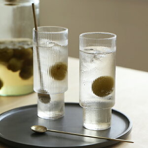 ferm LIVING (ファームリビング) Ripple Long Drink Glasses (リップル ロンググラス) 4個セット 北欧/インテリア/日本正規代理店品