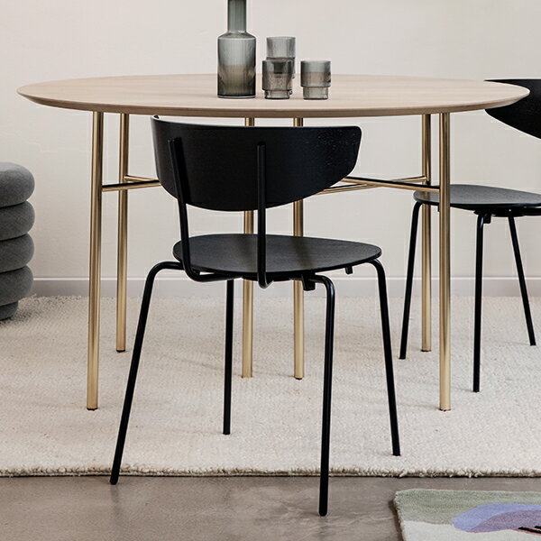 ferm LIVING (ファームリビング) Herman Dining Chair(ハーマンダイニングチェア) ブラック 北欧/インテリア/家具/日本正規代理店品