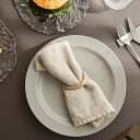 【国内在庫あり】ferm LIVING (ファームリビング) Flow Napkin Rings (フロー ナプキンリング) 4個セット ブラス/ブラックブラス 北欧/インテリア/クリスマス/テーブルウェア/日本正規代理店