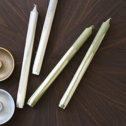 【国内在庫あり】ferm LIVING (ファームリビング) Dryp Candles (ドリップキャンドル) 2本セット オリーブグリーン/ウォームグレー 北欧/インテリア/ロウソク/日本正規代理店品