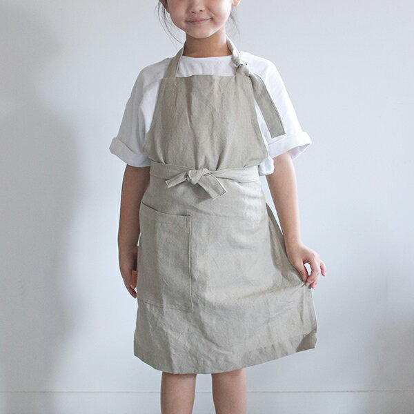 【受注発注】ferm LIVING (ファームリビング) Hale Kids Apron (ヘイルキッズエプロン) サンド北欧/インテリア/日本正規代理店品