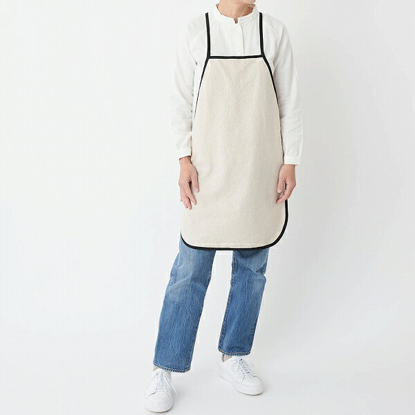 乐天商城 - SUNNY LOCATION (サニーロケーション) Piping Apron（パイピングエプロン） ホワイト/ナチュラル/ネイビー家事/掃除/家事用品/台所用品/プレゼント/楽ちん/シンプル/日本製