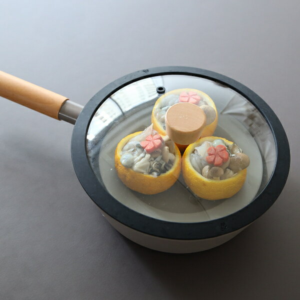 【お取り寄せ】TI:DA (ティーダ) ガラス蓋（シリコンリング） 24cm用/28cm用シリコーンゴム/耐熱/蒸気..