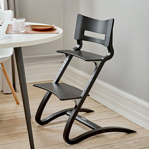 【お取り寄せ】Leander (リエンダー) ハイチェア クラシック ホワイトウォッシュ/ブラック/チェリー(日本限定)/ナチュラル/ウォールナット/セージグリーン 2