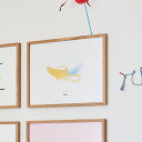 【キャンペーン対象】【お取り寄せ】Paper Collective×MADO (マド) ポスター 40×30cm Friends Banana The Banana(3)