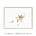 【受注発注】MADO (マド) ポスター 40×30cm Friends Ellie The Elephant