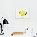 【キャンペーン対象】【お取り寄せ】Paper Collective×MADO (マド) ポスター 40×30cm Soft Gallery Lemon