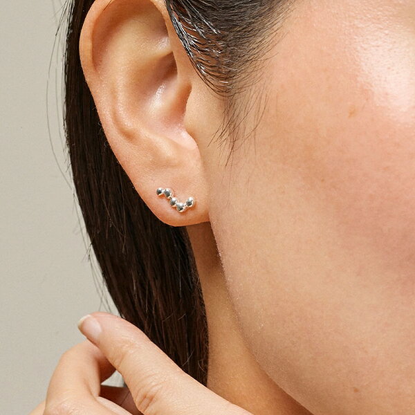 樂天商城 - 【お取り寄せ】Enamel (エナメル) ピアス ナラ　ロング ゴールド/シルバー ミニピアス/北欧/日本正規代理店品