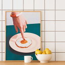 Paper Collective (ペーパーコレクティブ) ポスター 30×40/50×70 Fried Egg 北欧 インテリア/日本正規代理店品