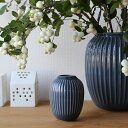 ケーラー 花瓶 KAHLER (ケーラー) ハンマースホイ フラワーベース ミニ アンスラサイトグレー 花瓶 陶器 日本正規代理店品