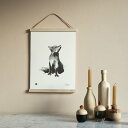 Teemu Jarvi (テーム・ヤルヴィ) ポスター FOX (アカギツネ) 30×40cm 北欧/インテリア/日本正規代理店品