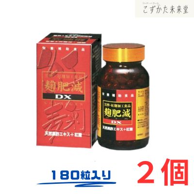 麹肥減 180粒入り 2個セット 黒酢 紅麹配合 こうひげん 黒酢エキス 紅麹 サプリ 第一薬品工業