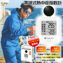改良版 RABLISS KO392 黒球式 熱中症指数計 WBGT測定器 JIS準拠 アラーム機能 温湿度計 コンパクト設計 黒球付き 屋内外対応 工事現場 スポーツ 介護施設 学校 保育園 病院 企業・団体用 暑さ指数 熱中症予防 義務化対応 熱中症対策グッズ
