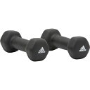 【全品10％OFFクーポン▼】アディダス adidas 健康・ボディケアアクセサリー ダンベル(ペア) 1kg ADWT11401