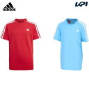 【全品10％OFFクーポン▼】アディダス adidas マルチSPウェア ジュニア スリーストライプス コットン半袖Tシャツ ECN59-2024 2024SS