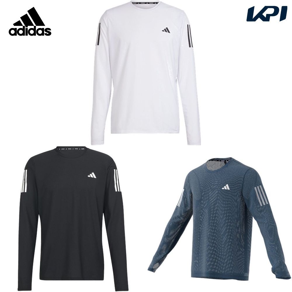 【全品10％OFFクーポン▼】アディダス adidas ランニングウェア メンズ オウン ザ ラン 長袖Tシャツ IKM72 2024SS